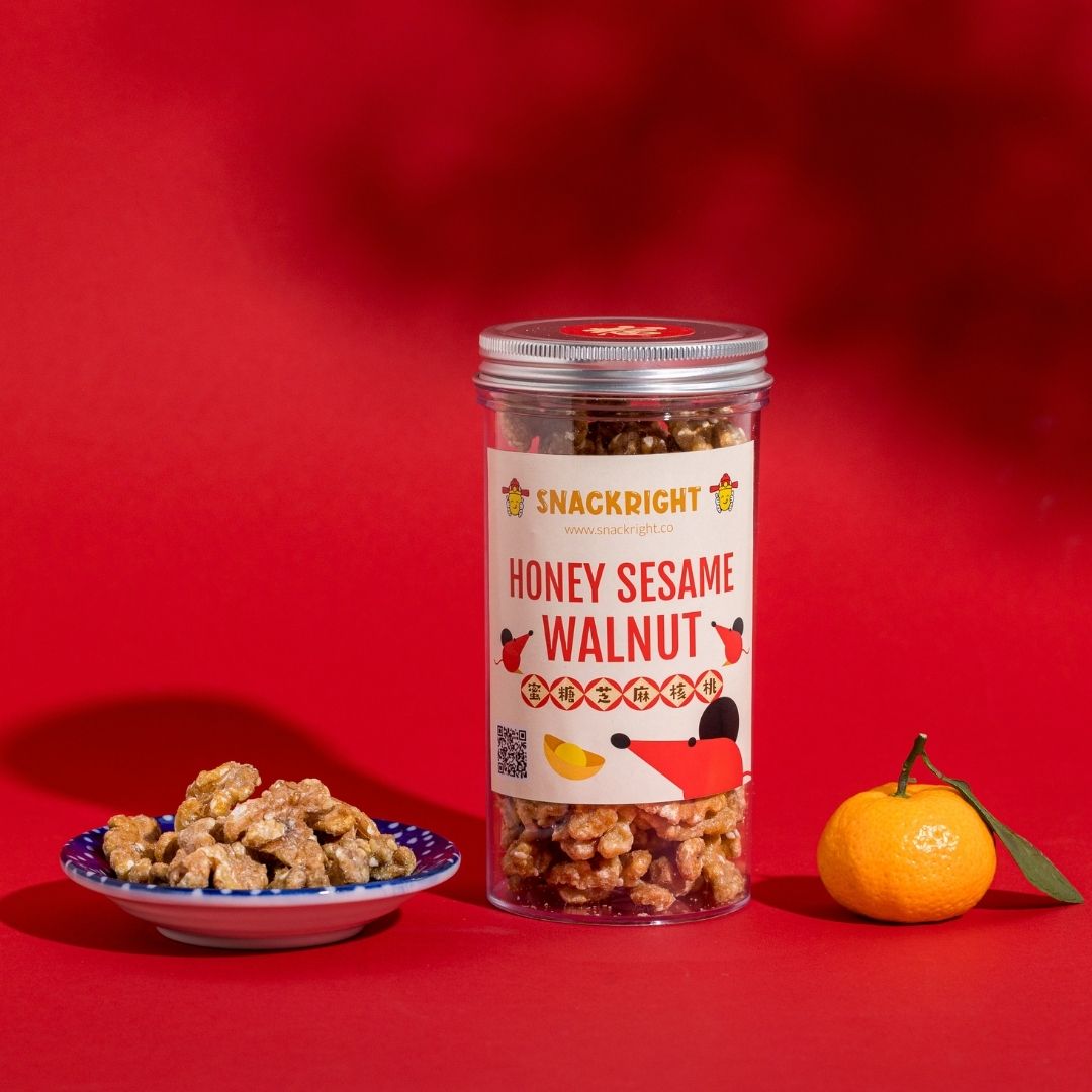 Honey Sesame Walnuts 蜜糖芝麻核桃 160g (Roast-to-Order)