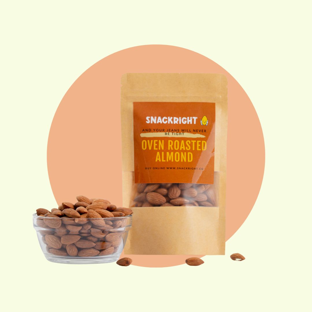 Oven Roasted Almond (Unsalted) 250g