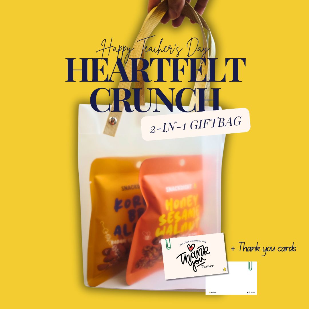 A Heartfelt Crunch | Customisable 2-in-1 Teacher Appreciation Gift