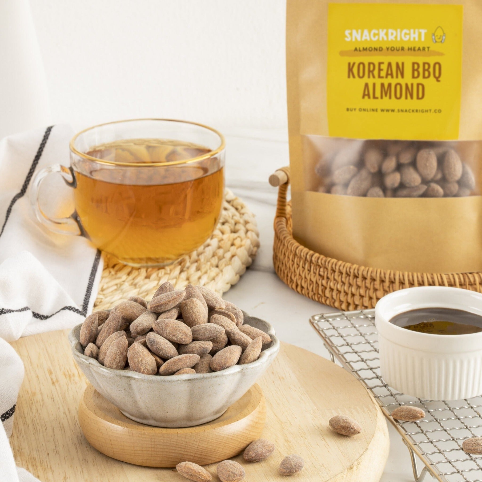 Healthy Snacks, Almond, Korean, KBBQ, BBQ, Nuts, Korean BBQ Almond, KBBQ Almond, Tasty Snacks